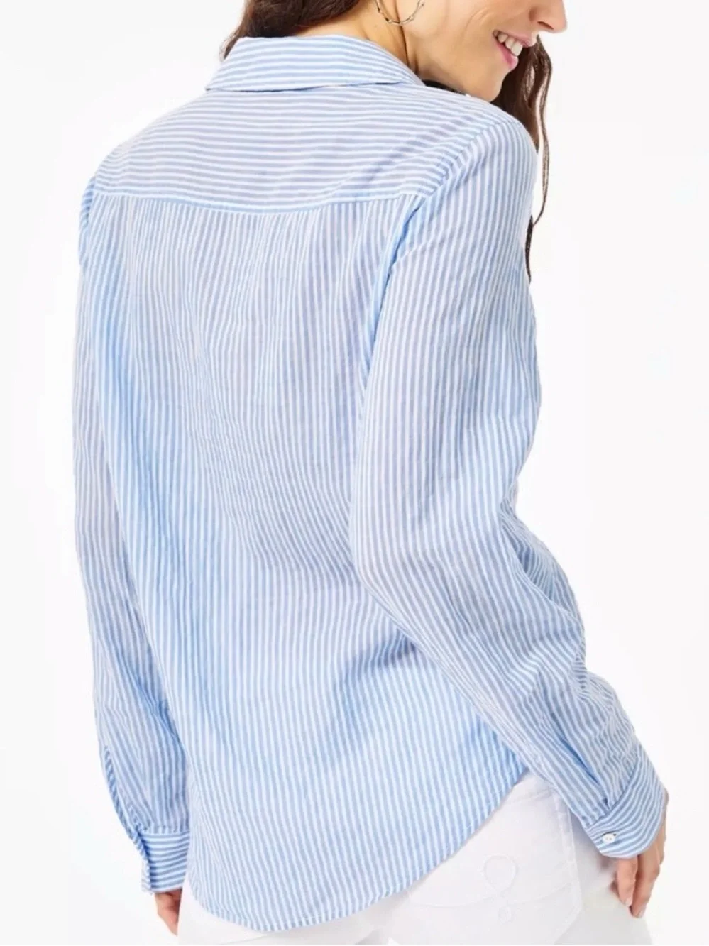 Lilly Pulitzer Sea View button down shirt NWT - Picture 7 of 7
